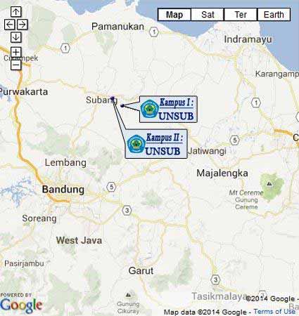 Location Lecture UNSUB Subang Nomor